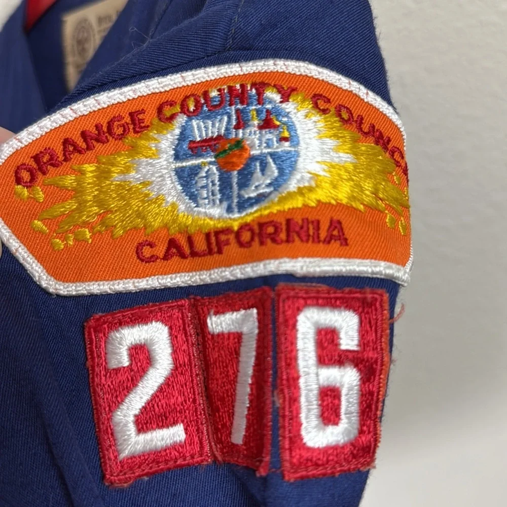 Boy Scouts of America Cub Scout Blue Uniform Shirt and Pants. Size Medium
